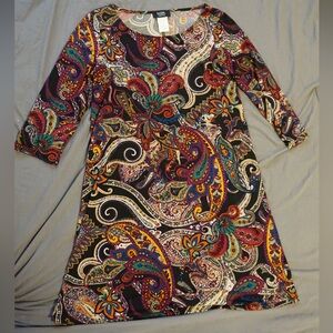 MSK petite Paisley dress